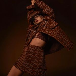 Ivy Park ❄️ ICY Park monogram mini skirt